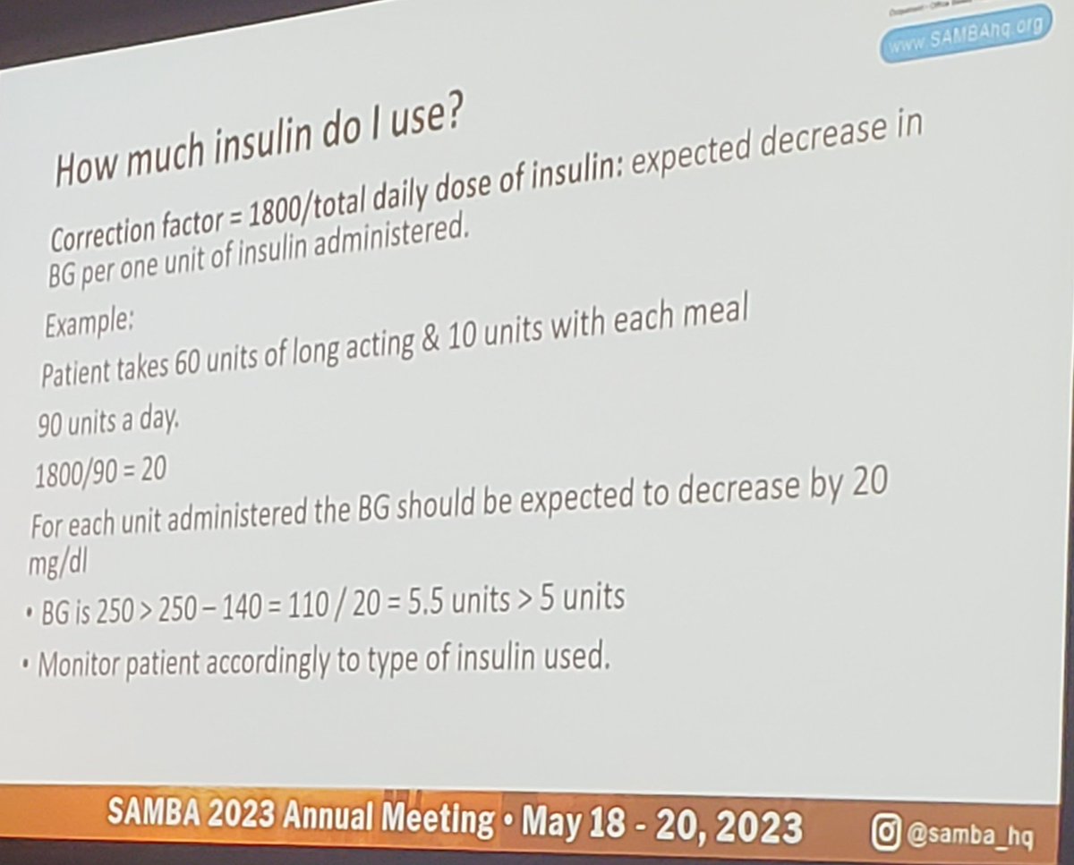 Dr Rodriguez and Dr @NirajaRajan with Pro/Con on IV vs SQ #insulin at ASC #samba23