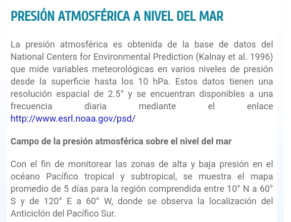 Arturoleo2009's tweet image. La última actualización del Anticiclón del Pacífico del Sur Oriental
( #APSO), según análisis 
 @ImarpePeru 
hasta el 15 de mayo 2023.