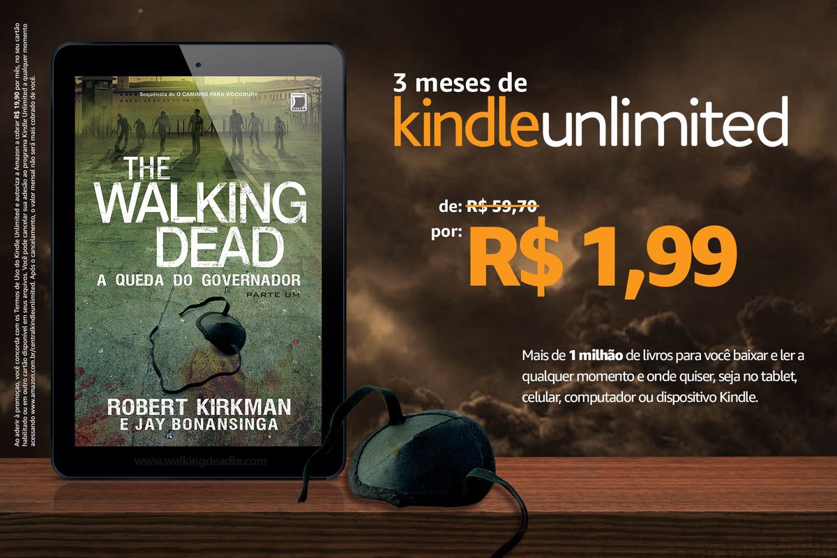 walkingdeadbr's tweet photo. 🚨 VOCÊ NÃO PODE PERDER! Assine 3 meses de Kindle Unlimited por apenas R$1,99.

Ótima oportunidade para ler todos os livros de #TheWalkingDead e mais de um milhão de outros títulos. Corre que é por tempo limitado!

🔗: https://t.co/ZIN8M4jRbZ https://t.co/ulp9LHx4s7