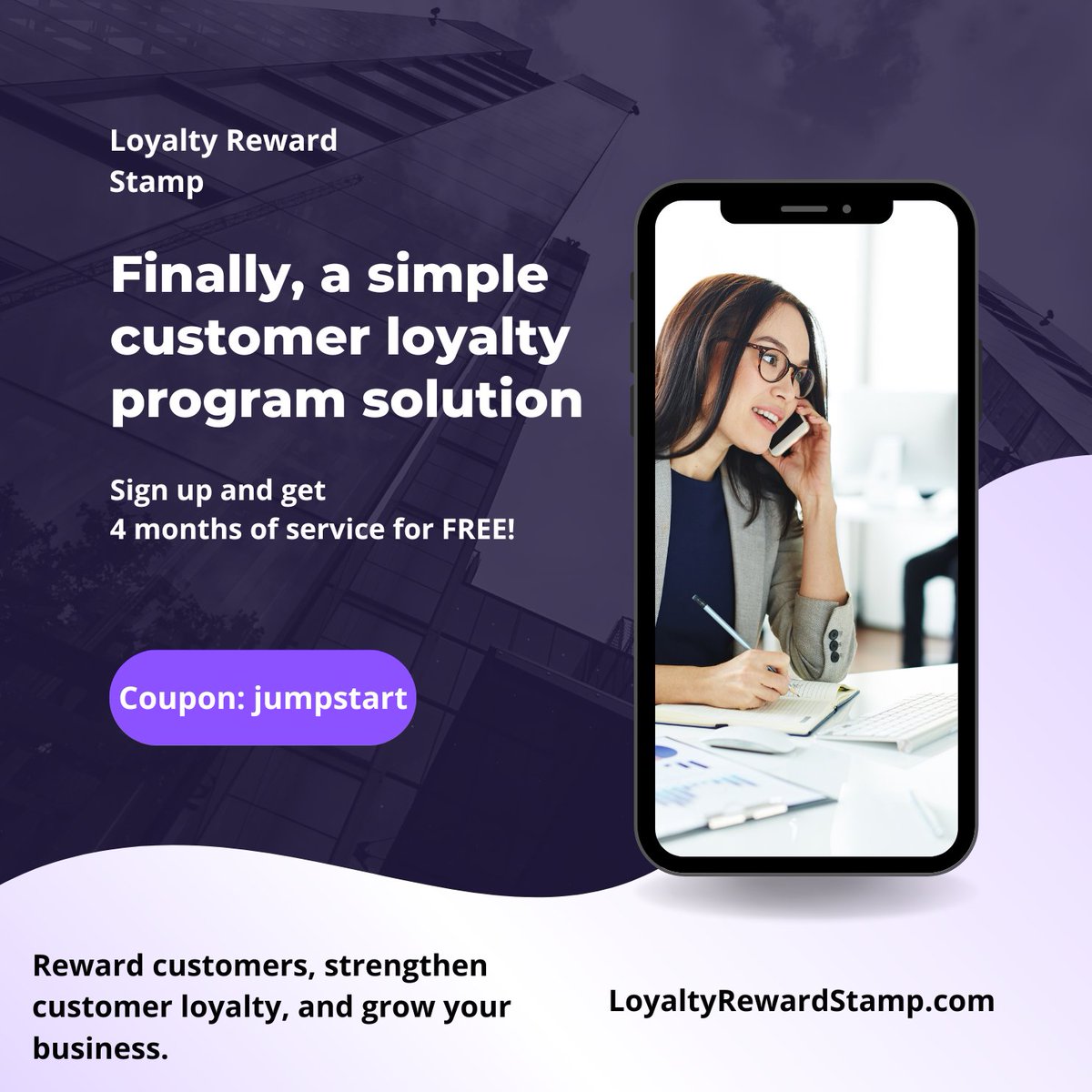 With LoyaltyRewardStamp.com you can take your restaurant's success to new heights. Our easy-to-use platform empowers you to create personalized stamp cards, offer enticing rewards, and engage with your customers like never before. 

#loyaltyprogram #rewardsprogram #loyaltyapp