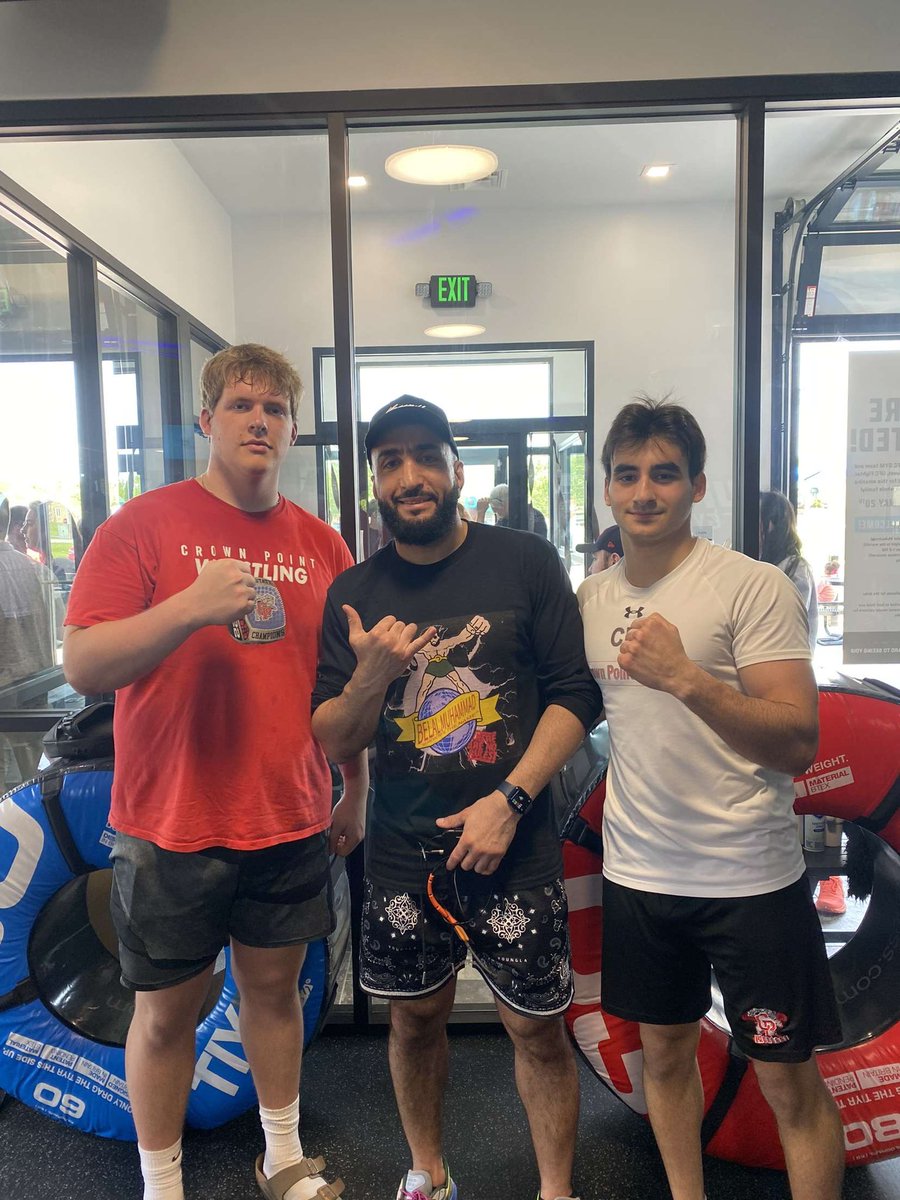 Had a great time meeting and training with <a href="/bullyb170/">Belal Muhammad</a> today!