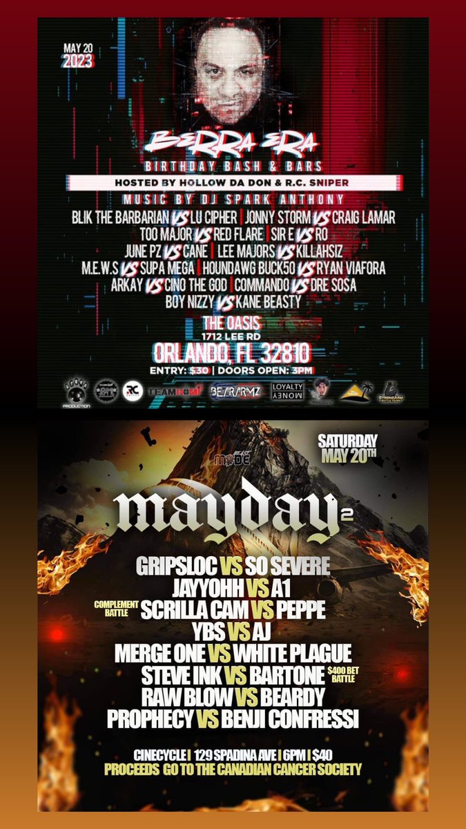 AllThingsBatRap's tweet photo. TODAY‼️
#TrailOfTiers🏆
•CALI SMOOV vs EPTOS UNO
+DANNY MYERS, A.WARD, LOSO, SAGA, EK
RBE #INTAKE⚔️
@BrickInvasion🧱
•AVE vs KAY NELLZ
@ibattletv #HIGHTIDE🌊
@Beastmodebattle #MAYDAY2🚨
@BearArmz w/ host @hollowdadon🌴
@DontFlop #MayprilFools/@NoLooseChat #TheProtocol2🇬🇧 https://t.co/5hs8jLOCAr
