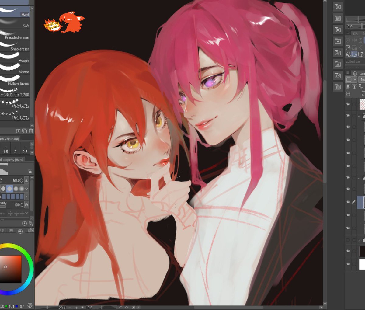 UnoDayStudio's tweet photo. [WIP] #HONKAI: #STAR #RAIL - #KAFKA &amp; #HIMEKO

This summer heat looses compared to their hotness~~~

#fanart #artshare #artmoots #GL #Ambedo #merch #artprint #shota #HonkaiStarRail📷
@honkaistarrail @ArtShareHub https://t.co/iAZCpxMMTc