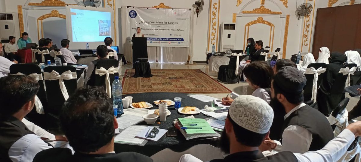 ZeenatKakakhel's tweet photo. Delivered a training on Refugee Laws to Lawyers of district Swabi.
We believe Refugee rights and Lives matter! 
Dearly thankful to President of Swabi bar for his presence at the workshop.
#refugeeRights #HumanRights

@SwissAmbPak @sharp_pak @SwissDevCoop https://t.co/dsOt5dJtzB
