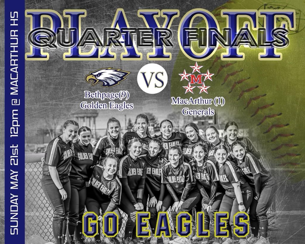 🦅 🥎 Looking forward to a great game!! <a href="/GoldenEaglesBHS/">Bethpage Athletics</a> <a href="/BethpageUFSD/">BethpageUFSD</a>