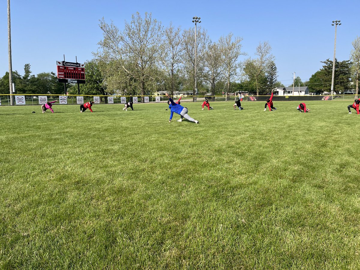 Saturday morning recovery yoga led by Coach Swarts #KTMTTMT
