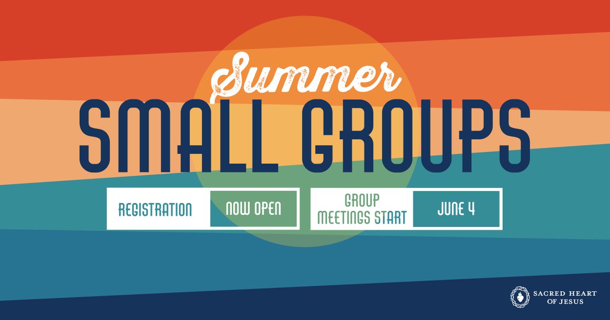 Summer Small Group registration is OPEN!! ☀️ 

What have you signed up for?
Tag a friend and bring them along! 

Head to shbroussard.org to explore our Summer Small Groups from the link on the front page.