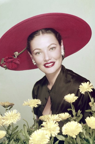 CitizenScreen's tweet image. Gene Tierney for #FlowerDay