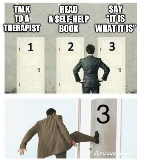 MichaelFulwiler's tweet photo. Follow me for more mental health tips https://t.co/iqYl1K2PXU