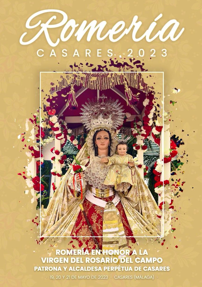popularcasares's tweet photo. Arranca la #RomeríaCasares2023

¡ Viva Nuestra Señora la Virgen del Rosario !

#Casares #EntreTodos https://t.co/R5AAV0C1Wg