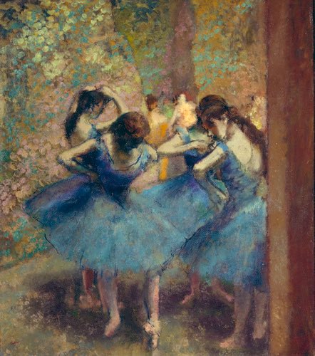 Danseuses bleues (1890).
Musée d’Orsay.
Edgar Degas (1834-1917).