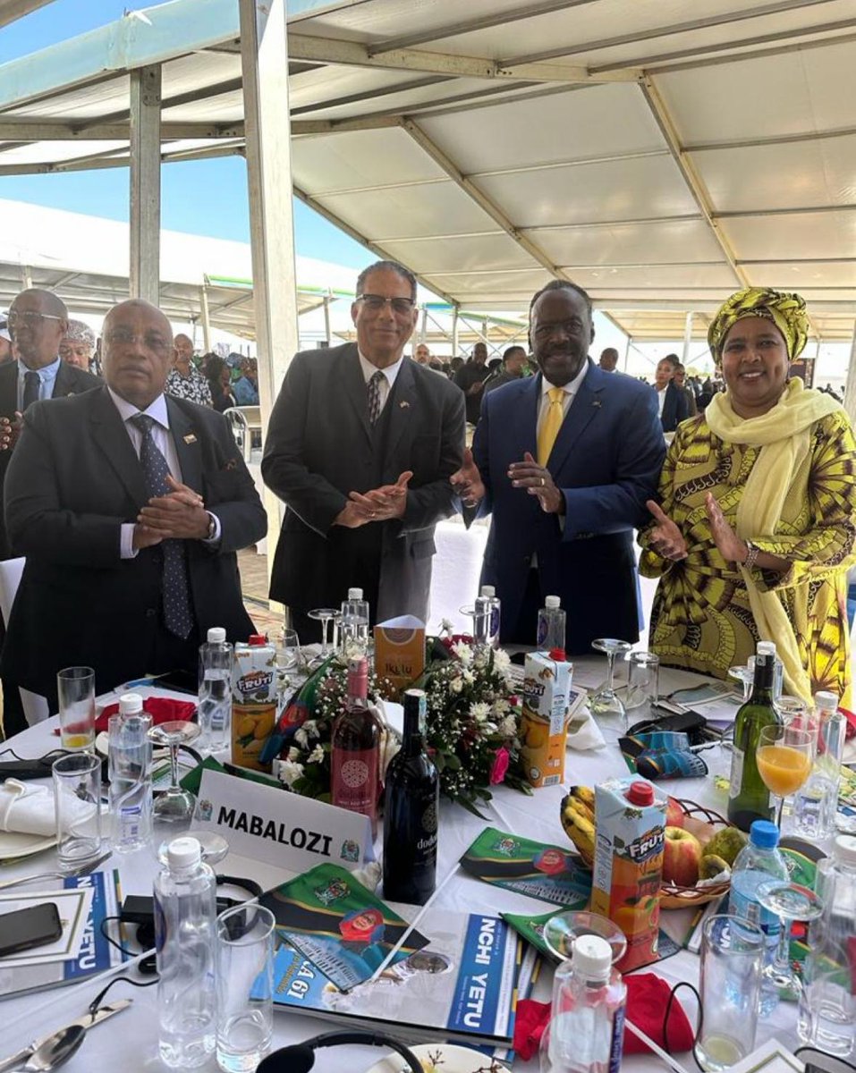 It’s with a great pleasure to be part for the official inauguration of Tanzania State House - The Palace #great historical event together with Prez. #Dr. SamiaSHassan #50 years since the TZ #govt made its decision to move to#Dodoma#Tanzania