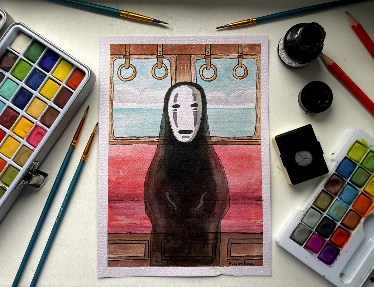 evulinkaa_'s tweet photo. No Face 🤍 #noface #ghibli https://t.co/1QdELrQ4gB