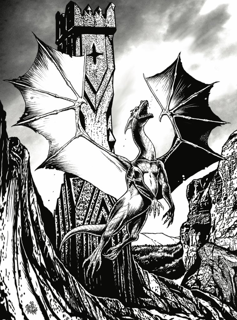 Travis_Fauber's tweet photo. On March 17, 2023, Aaron Amick, Todd Amick, Ike FauBer, Howard Young, and Jacob Jordan's characters adventured in the Stoneforge Highlands.

🧵 Part One...

#ttrpg #dnd #dnd5e #dungeonsanddragons #osr #Dwarrowdeep #megadungeon #hexcrawl #adventure https://t.co/I5CgCtagjA