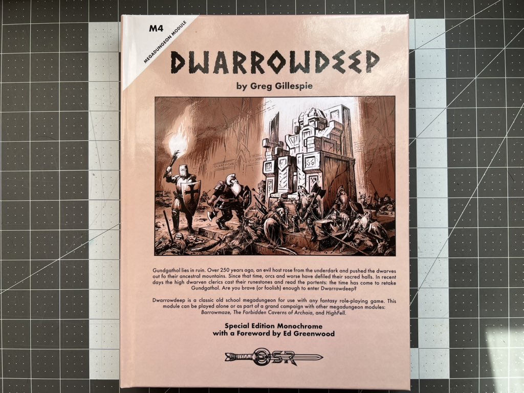 Travis_Fauber's tweet photo. On March 17, 2023, Aaron Amick, Todd Amick, Ike FauBer, Howard Young, and Jacob Jordan's characters adventured in the Stoneforge Highlands.

🧵 Part One...

#ttrpg #dnd #dnd5e #dungeonsanddragons #osr #Dwarrowdeep #megadungeon #hexcrawl #adventure https://t.co/I5CgCtagjA