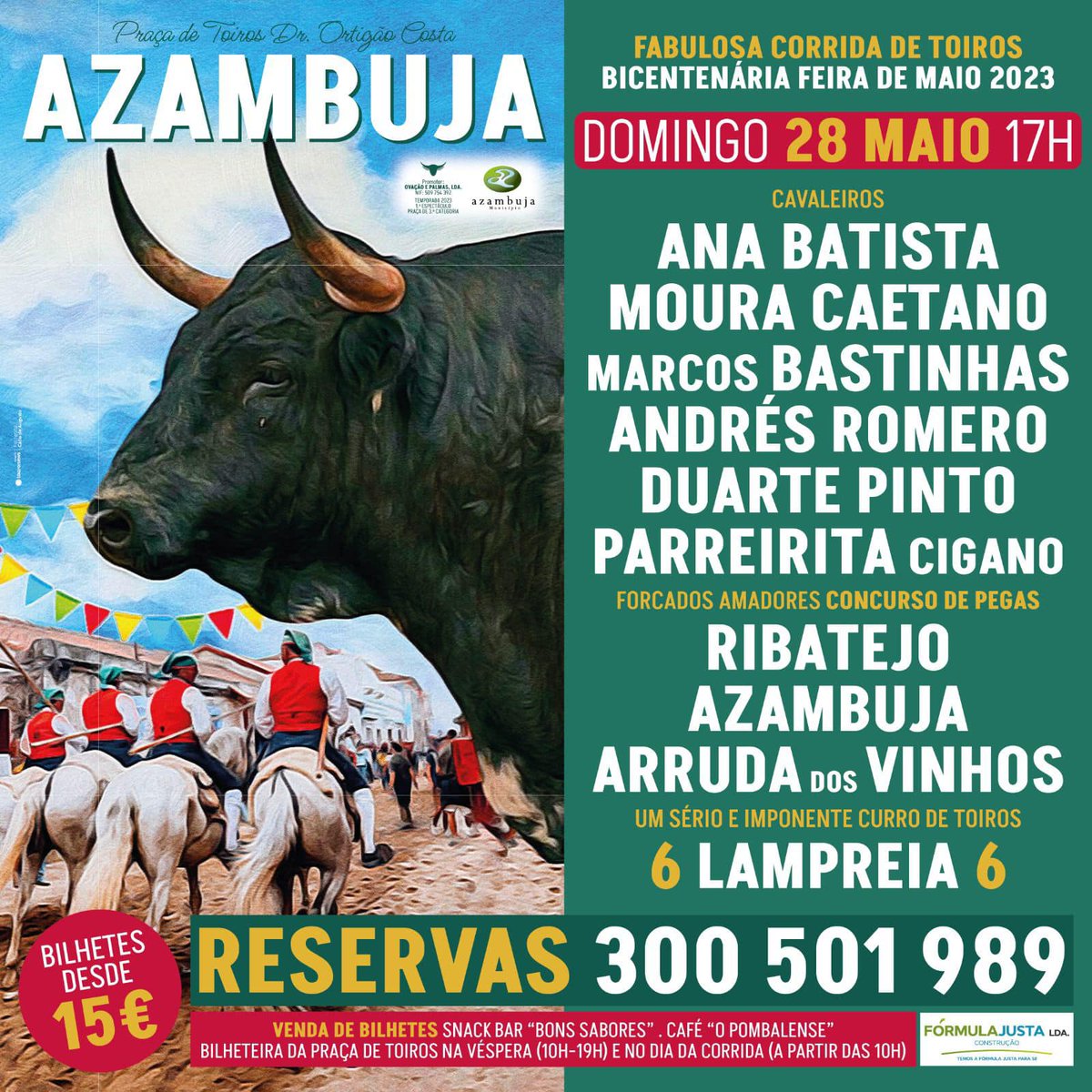 Azambuja- Corrida de Toiros da Feira de Maio 2023