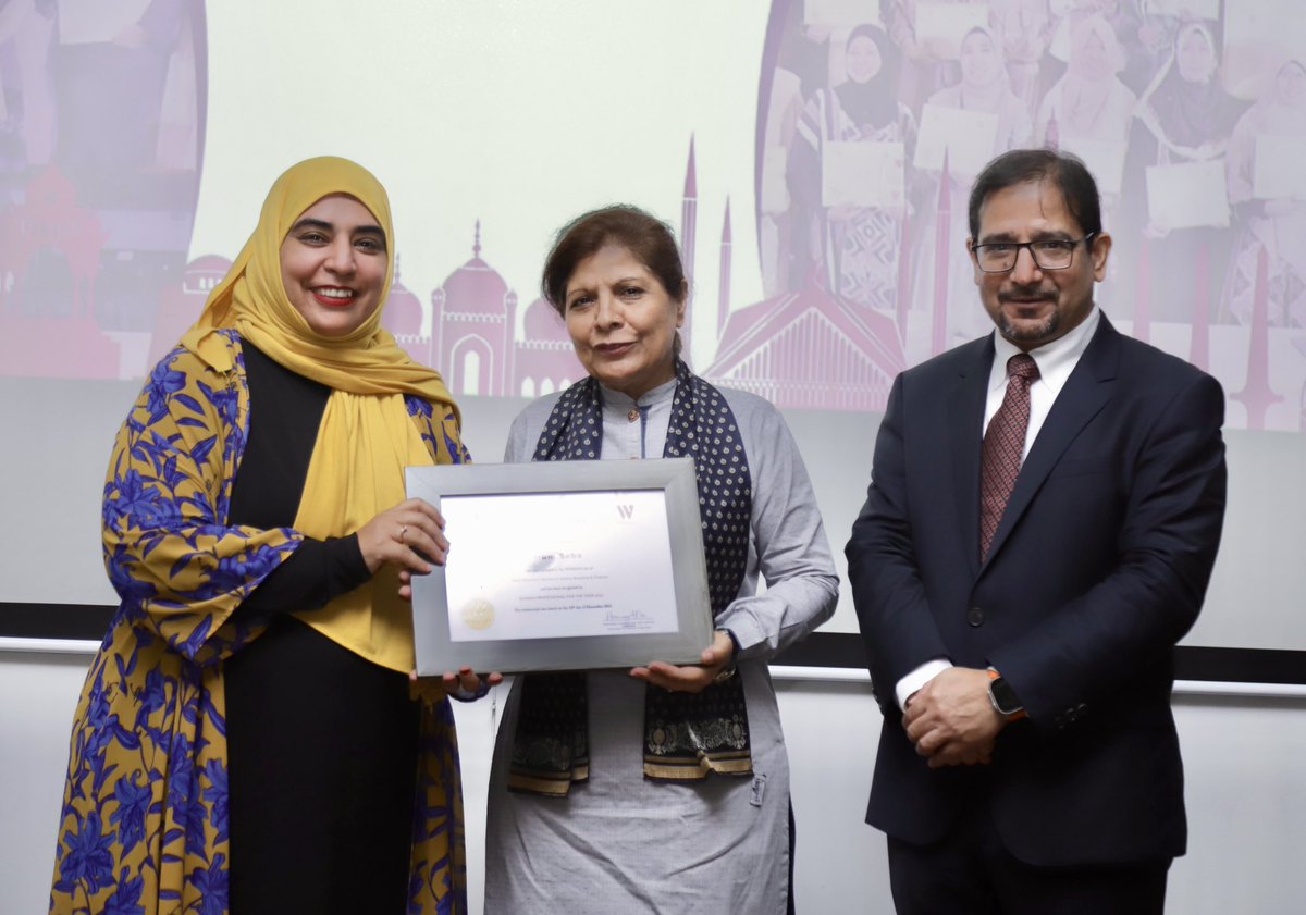 ibakhiofficial's tweet photo. Congratulations to Dr. Irum Saba, Associate Professor and Program Director, MS Islamic Banking and Finance on being recognised as the ‘WOMANi Influencer for the Year 2022’, and on making it to the ‘Most Influential Women in Islamic Business and Finance’ global list! https://t.co/YHTwTmTPkP