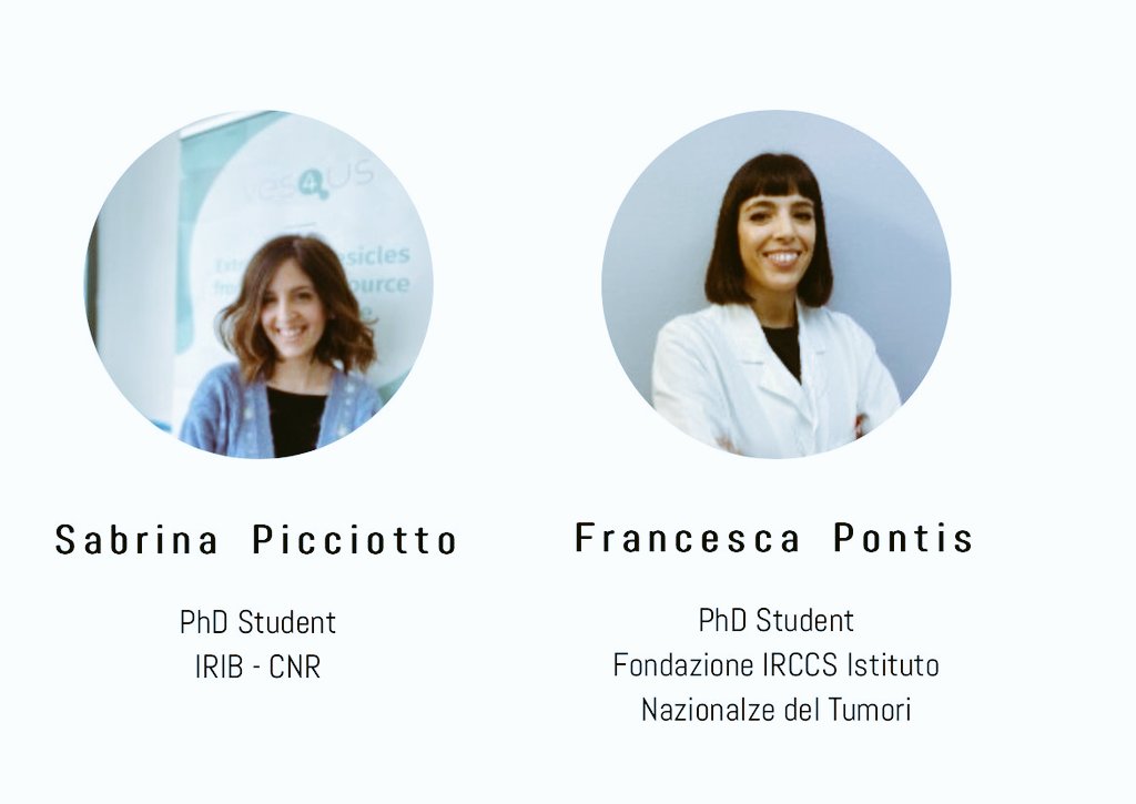 🎊 congrats to 2 talented #Italian students @SabrinaPicci8 and @PontisFrancesca for winning #ISEV2023 scholarship! Go girls!#extracellularvesicles #seattle