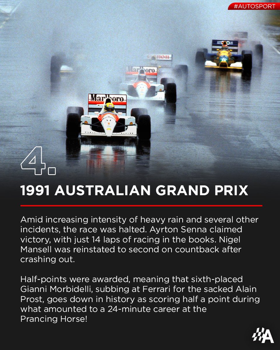 1991 Australian Grand Prix: Amid increasing intensity of heavy