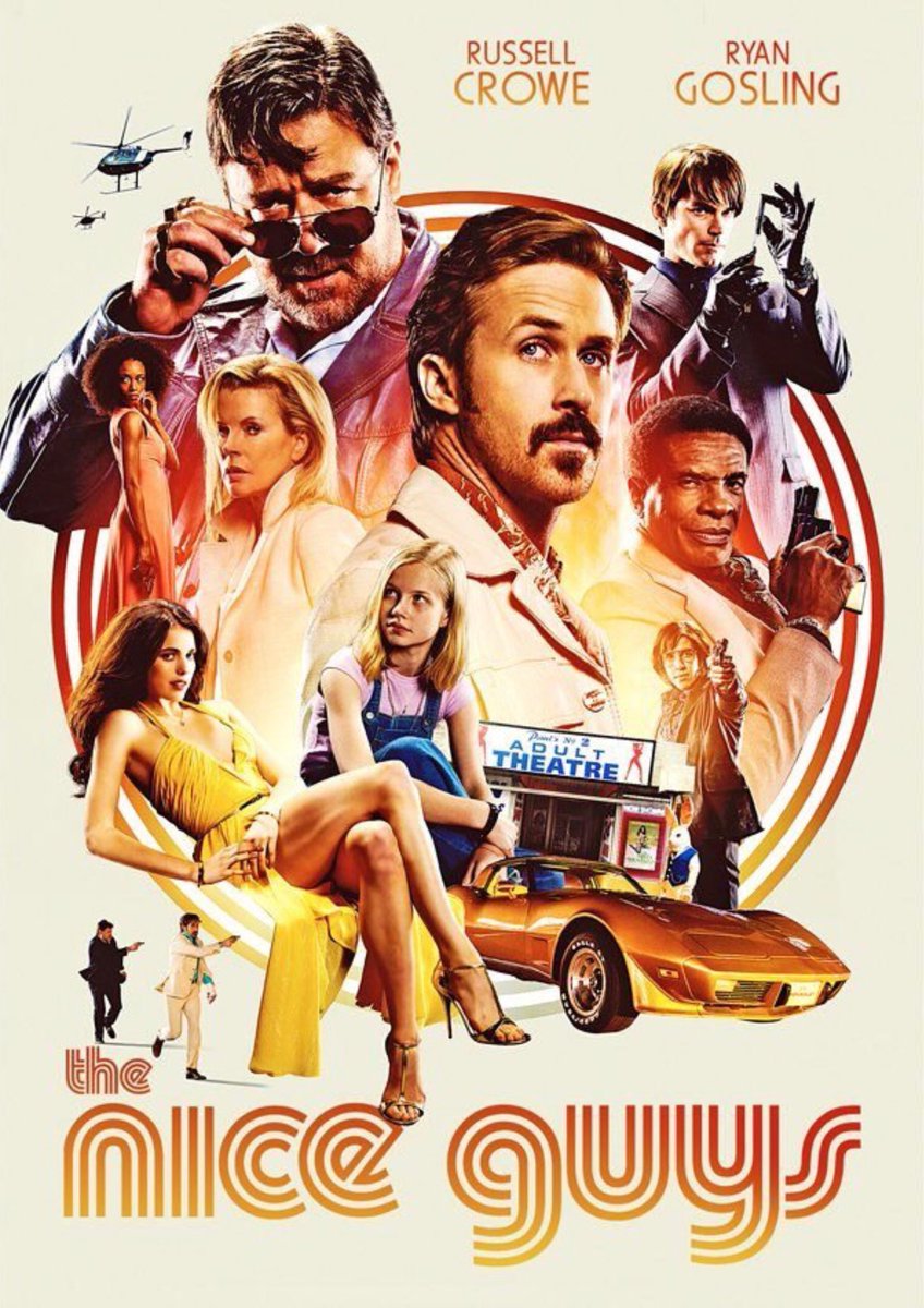 On this day in 2016, #RyanGosling and #RussellCrowe were introduced as #TheNiceGuys! Did you know?: #RobertDowneyJr cameos as a corpse in the movie!

Listen to our episode here: podcasters.spotify.com/pod/neverseeni…

#onthisday #kimbasinger #margaretqualley #angourierice #mattbomer #FilmTwt