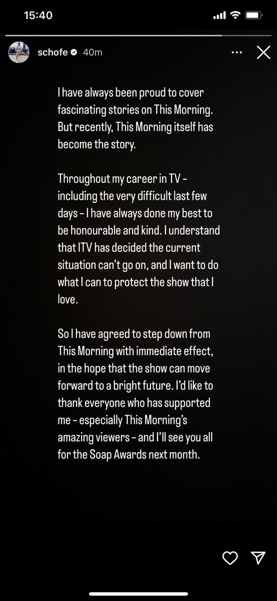 #phillipschofield has stepped down from #ThisMorning