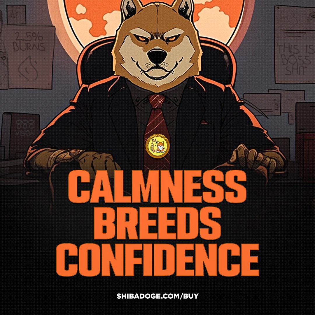 RealShibaDoge's tweet photo. True #leaders don't panic when others do; they calmly observe and stay three steps ahead. 

ShibaDoge is #AMansBestProject https://t.co/TUWEs8Sf3g