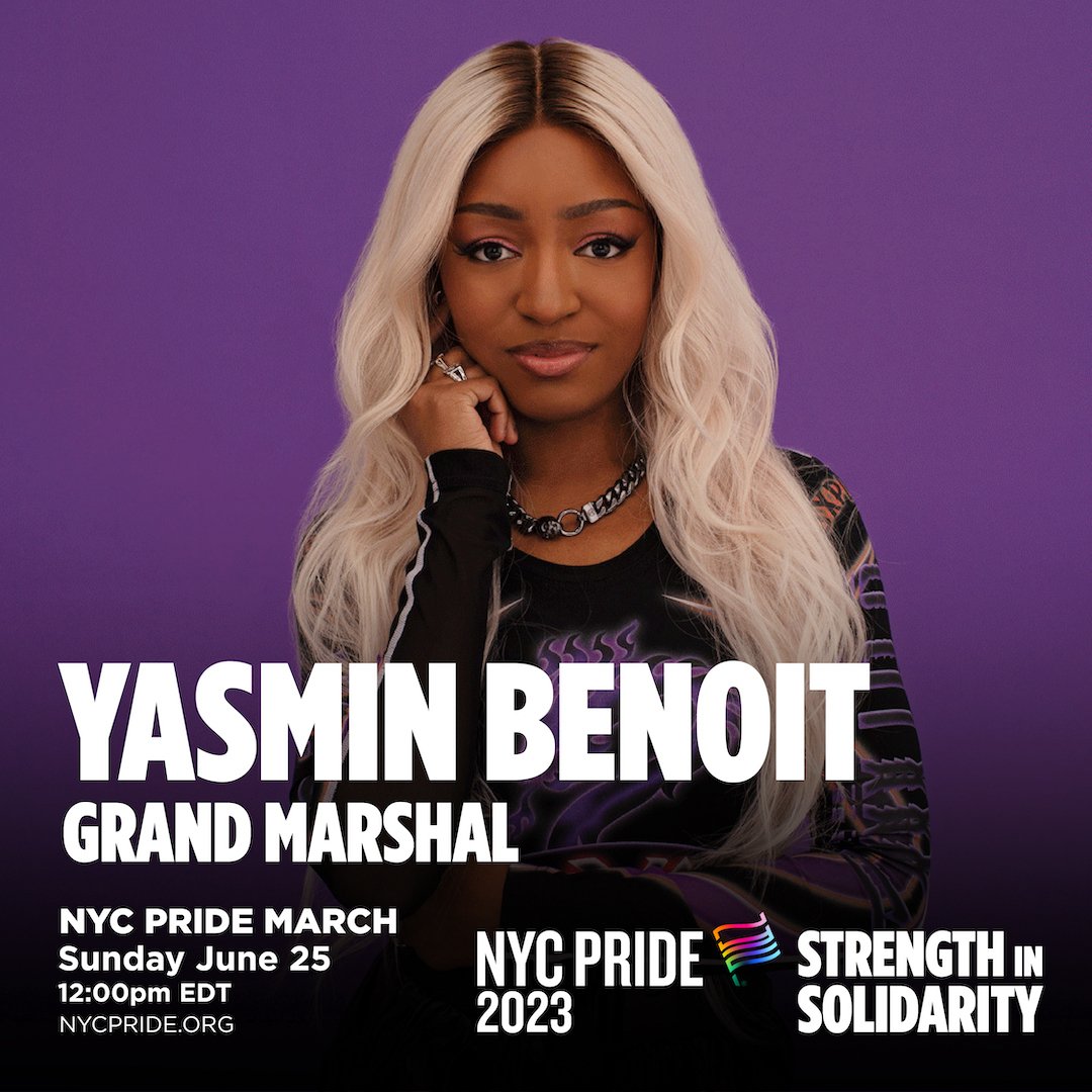 ANNOUNCEMENT!

Asexual people belong at Pride. This year, we'll be at the front of America's biggest!

I've been chosen to be @NYCPride's first ever asexual Grand Marshal! It'll be an honour to lead the march alongside Billy Porter in June! 💜🏳️‍🌈

#ThisIsWhatAsexualLooksLike