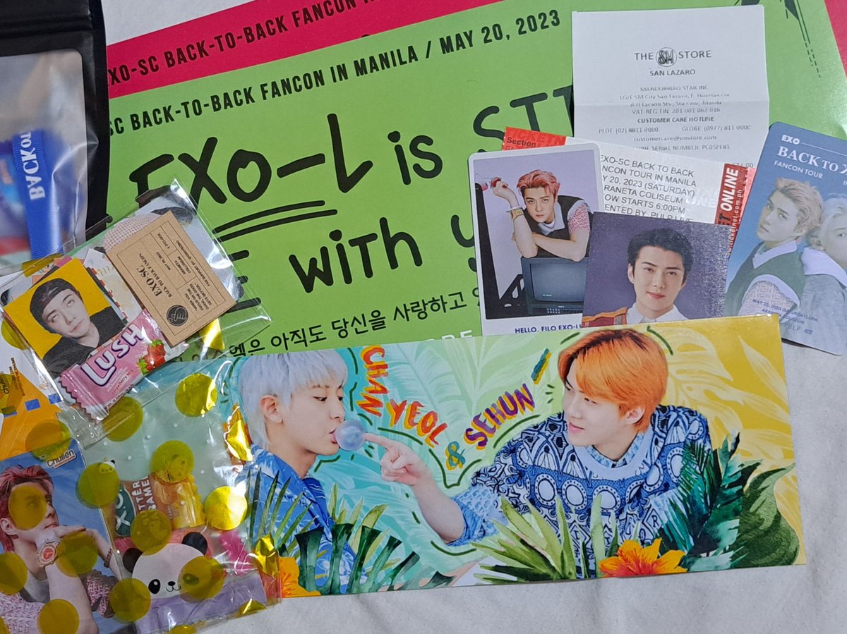ichoseexooo's tweet photo. Thank you so much for the freebies!
@pulpliveworld
@OSHyeobo
@oshbaeksoo
@chulien07
@HappyTixPasabuy
@weareoneEXO
#EXOSCinManila #EXO_SCBackToBack
#EXOSC_BACKTOBACK_IN_MNL https://t.co/PBx5BmdeyF