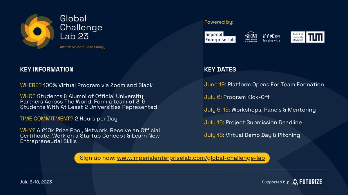 ogeiitm's tweet image. We are excited to announce that @iitmadras is an official partner at the Global Challenge Lab 2023! Spaces are limited, so find out more and register at imperialenterpriselab.com/global-challen…
For queries, call 044 22574928 or visit us!

#officeofglobalengagement #IITMadras #globalchallengelab