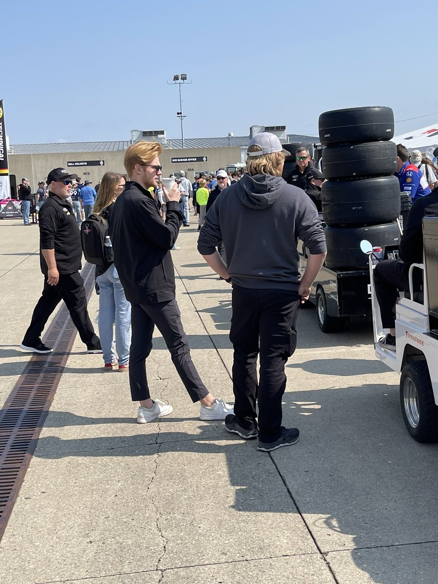 _Jess_Peters_'s tweet photo. Wish we could see him in the Freedom 100, but Jacob Abel is here with the family team.
His dad says he could be in IndyCar in the next year or two.
His mom? She may need help with the nerves.
#IndyCar #Indy500 #ThisMay https://t.co/MbbUS0rSW0
