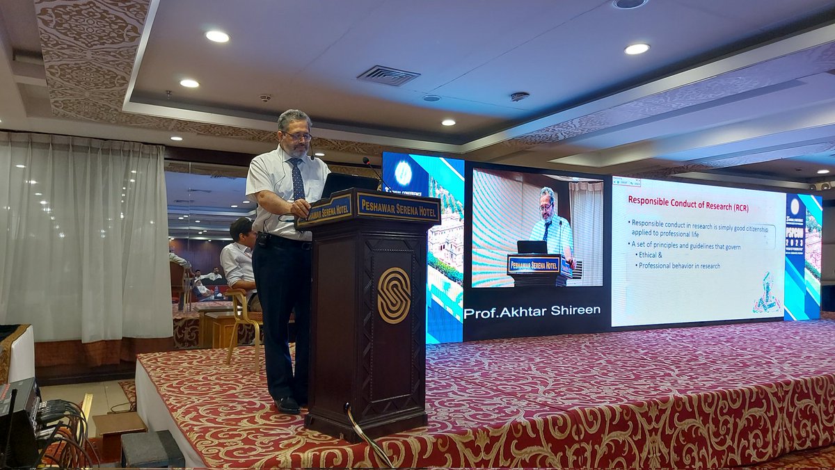 academia_kmu's tweet photo. Invited talk on "Role of institutions &amp; supervisors in training of future clinical researcher" during  #PSPCon2023
#ResponsibleConduct of #Research
#QuestionableResearchPractices
#ResearchMisconduct #ResearchEthics @cbec_siut @hecpkofficial @khyber_medical @CTU_KMU @ResearchKMU1 https://t.co/GvoJWaKZnZ