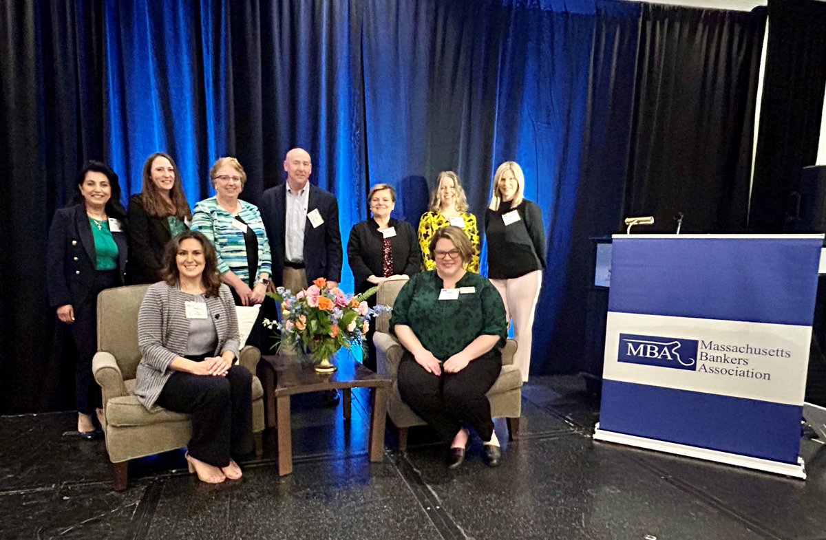 We are proud to have a team made up of dedicated women as leaders in banking at all levels and supportive allies! Members of our team attended the annual @MABankersAssoc Women & Allies in Banking Conference. #womeninbanking #womenleaders