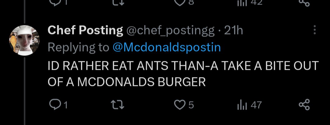 UNACCEPTABLE. #chefpostingisoverparty