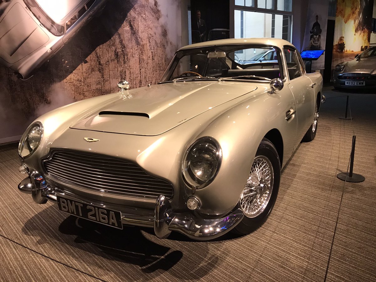 HaphazardStuff's tweet image. Got to see #BondInMotion @togaautomuseum really fun to see some of the #JamesBond Bond vehicles in person. Didn’t expect to see the Honda 3-wheeler from Diamonds. It looked kinda quaint next to the other vehicles. Like it was Connery’s Big Wheel from his youth.