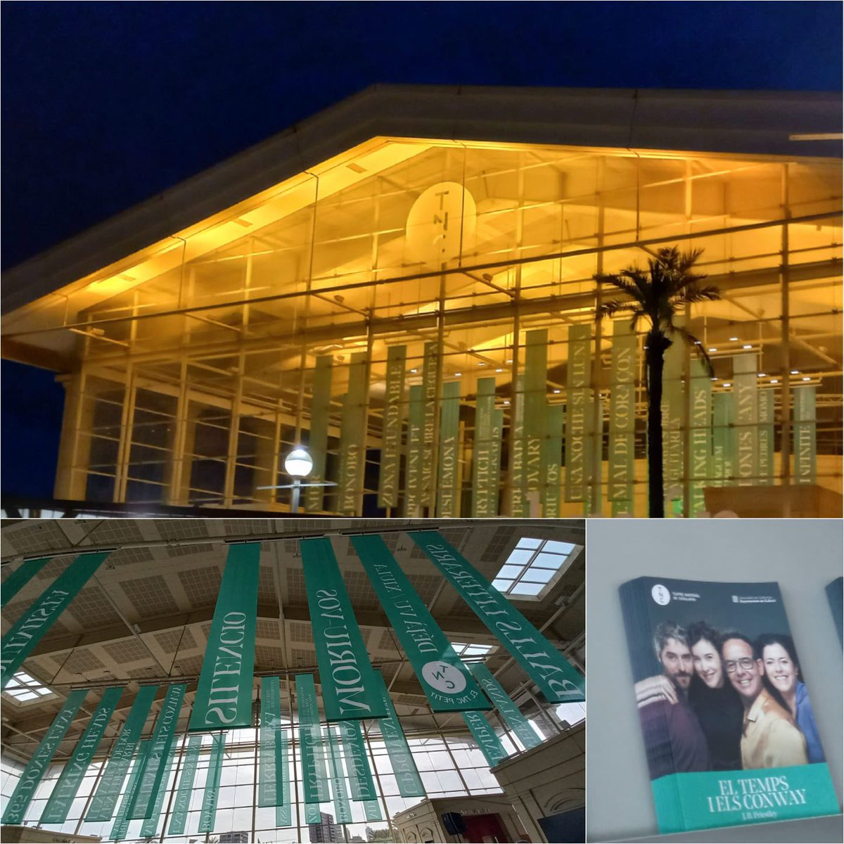 biblioartesa's tweet photo. La @biblioartesa participa en el programa #llegirelteatre de @bibliotequescat hem anat a veure El temps i els Conway al @teatrenacional 
@bibliotequeslle https://t.co/wOPrczbqVk