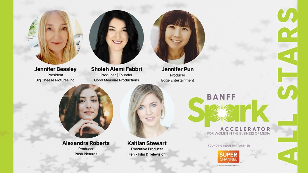 BanffMedia's tweet photo. 🔊We are pleased to announce the 2023 #BanffSparkAllStars in partnership with @superchannel. This special edition is focused on providing 5 program alumni with a customized stream of business development opportunities. Read the participants' bios at https://t.co/qRSKKF0clH https://t.co/ShuX7XgSt9