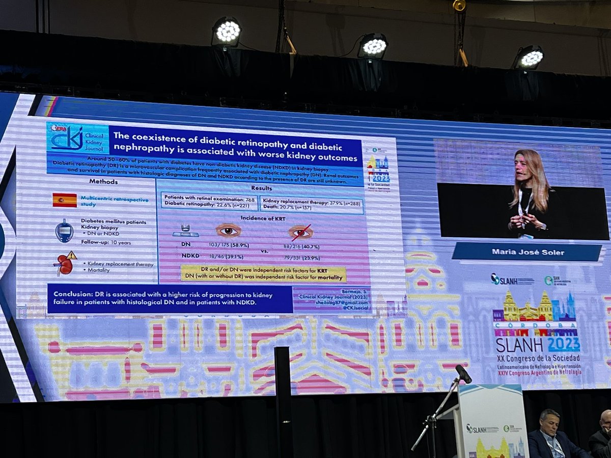 drkevinsoch's tweet photo. 🤩 aprendiendo con @PepaSolerR en el #congresoslanh de la dupleta retinopatía 👁️ y Nefropatia 🫘 

📍Hay que hacer fundoscopia https://t.co/j7WurObQ2c