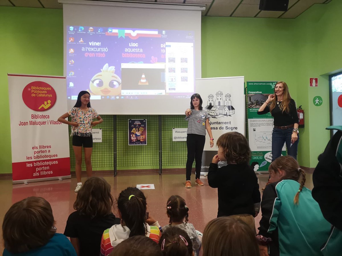 biblioartesa's tweet photo. La Supernit a les biblioteques, tot un èxit #lasupernit @bibliotequeslle @bibliotequescat @SomSX3 https://t.co/VefkRmtmOK