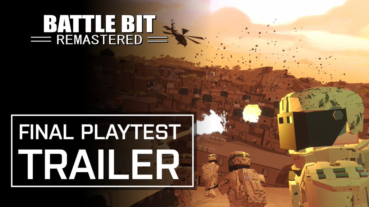 BattleBitGame's tweet photo. Final Playtest June 9th through June 11th https://t.co/PQK156M5JO https://t.co/Mxvd2jkHnu