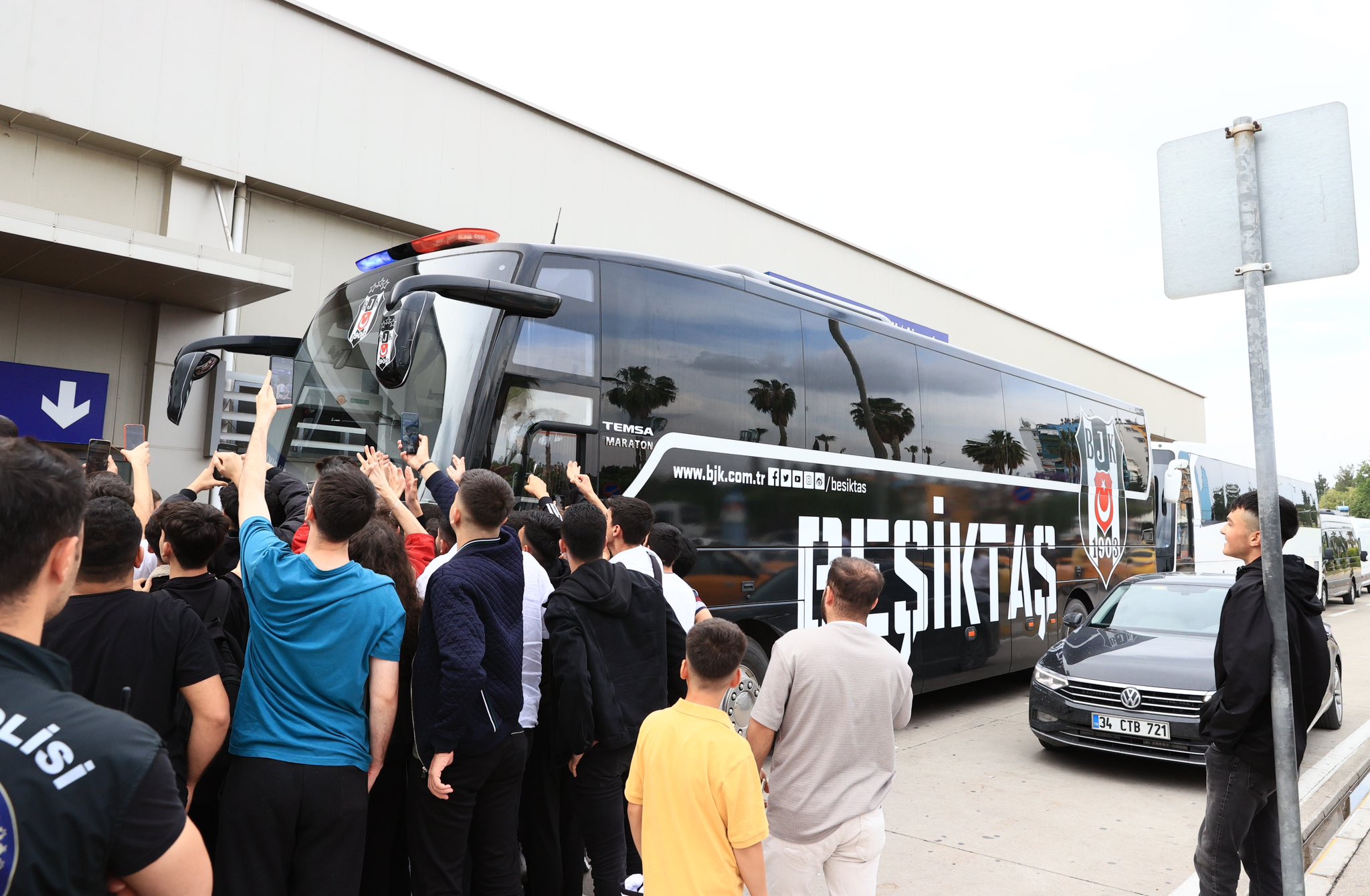 beşiktaş kafilesi adana