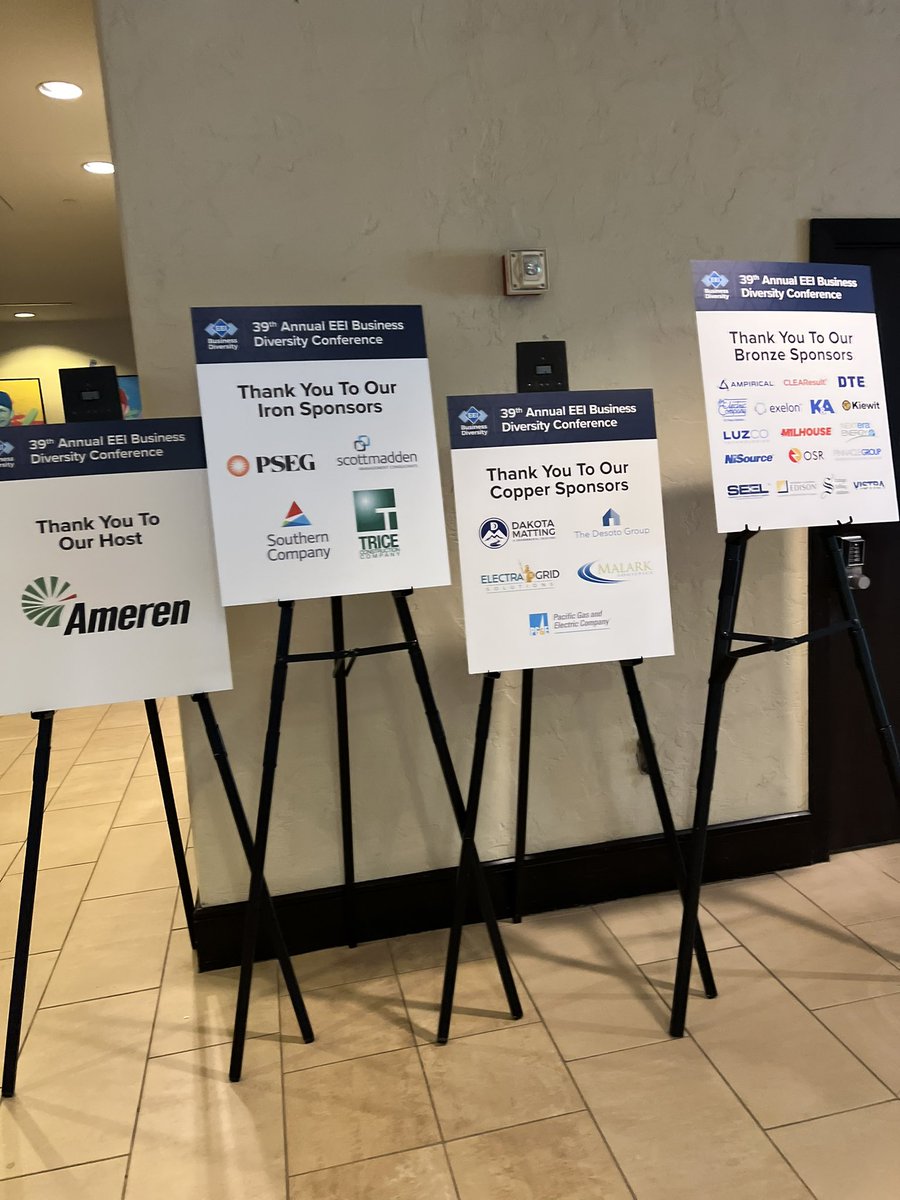 ShekelaBester's tweet photo. This past week I had the pleasure to attend the 39th Annual EEI Business Diversity Conference 💡🌸

I learned something new❣️💡

Thank you Veronica Walton &amp; Ameren ❣️
#WomenInSTEM #womenover40 https://t.co/3GC3jfTxSb