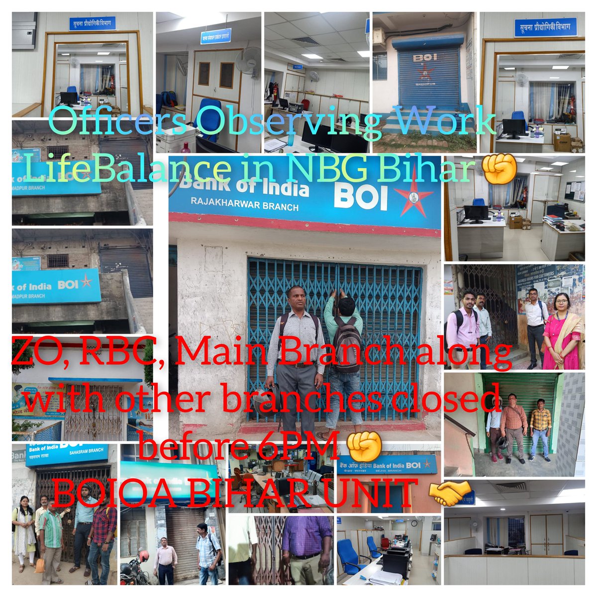 <a href="/SunilKu92687431/">Sunil Kumar</a> आदरणीय कामरेड <a href="/SunilKu92687431/">Sunil Kumar</a> सर के नेतृत्व में हम हक़ ( #WorkLifeBalance ) की लड़ाई लड़ेंगे और जीतेंगे ✊🏻✊🏻✊🏻🚩🚩🚩
#worklifebalanceisourright 🚩🚩
#5daysbanking