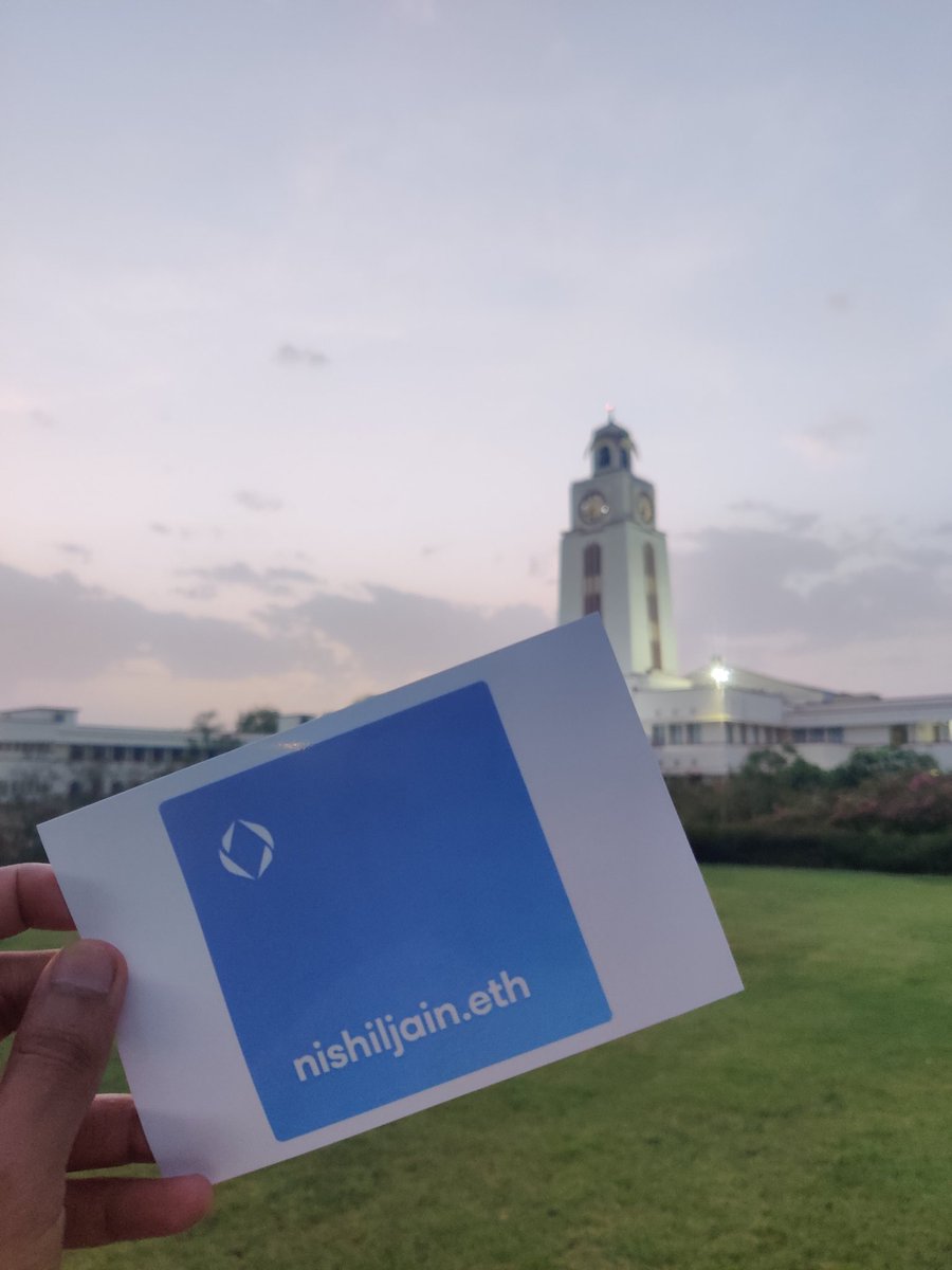 _nishil_'s tweet photo. Best farewell gift I could have asked for. Super proud of my club @BITSpBlockchain https://t.co/vN858KJ2jz