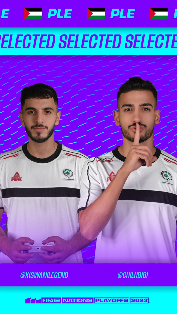 pal_esports's tweet photo. PLE v UAE 🔴live now  
FIFAe Nations Playoffs 2023 
Roster Selected: 
- Chillhbibi
- Kiswanilegend 

Viva Palestine 🇵🇸🎮 https://t.co/d3GC3eDmuc