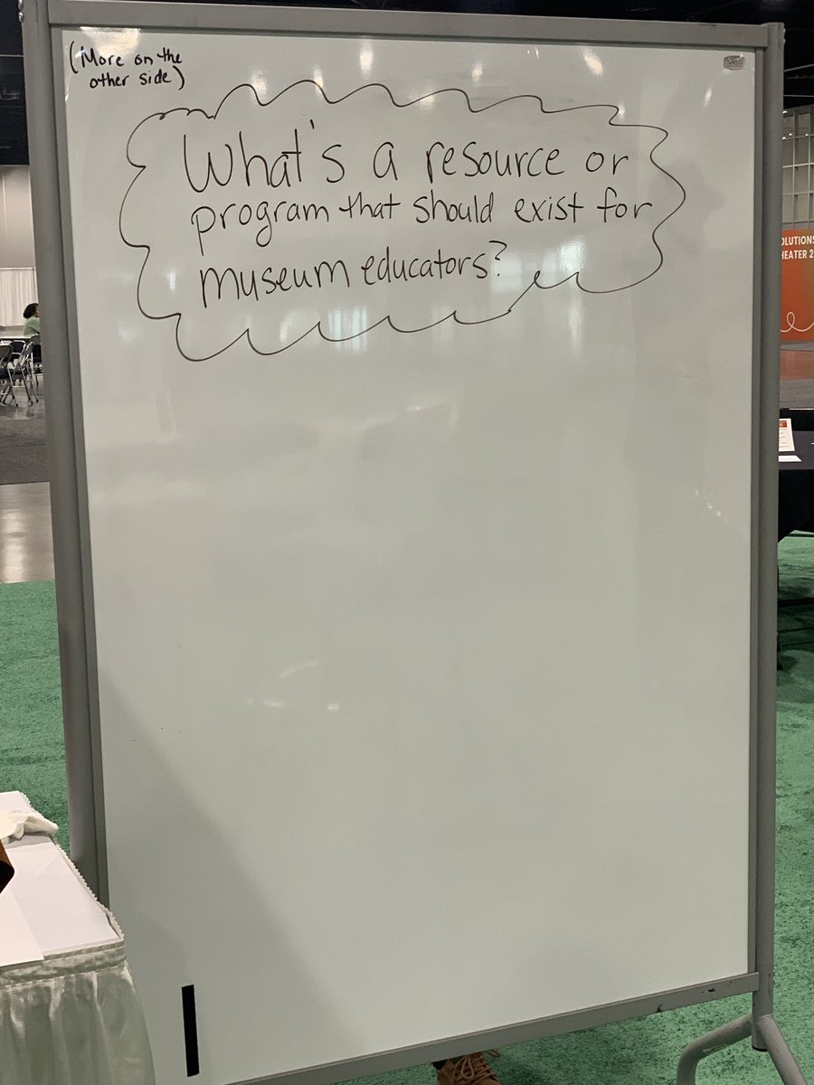 Before @michellenmoon &amp; I do our poster talk at 9:25, we are catching up with friends at <a href="/AAM_EdCom/">EdCom - AAM</a> at the NeighborHub. Times are changing as it sunsets, but one thing is certain: our community is strong! Come add your voice to what you think should happen next #museumed #AAM2023