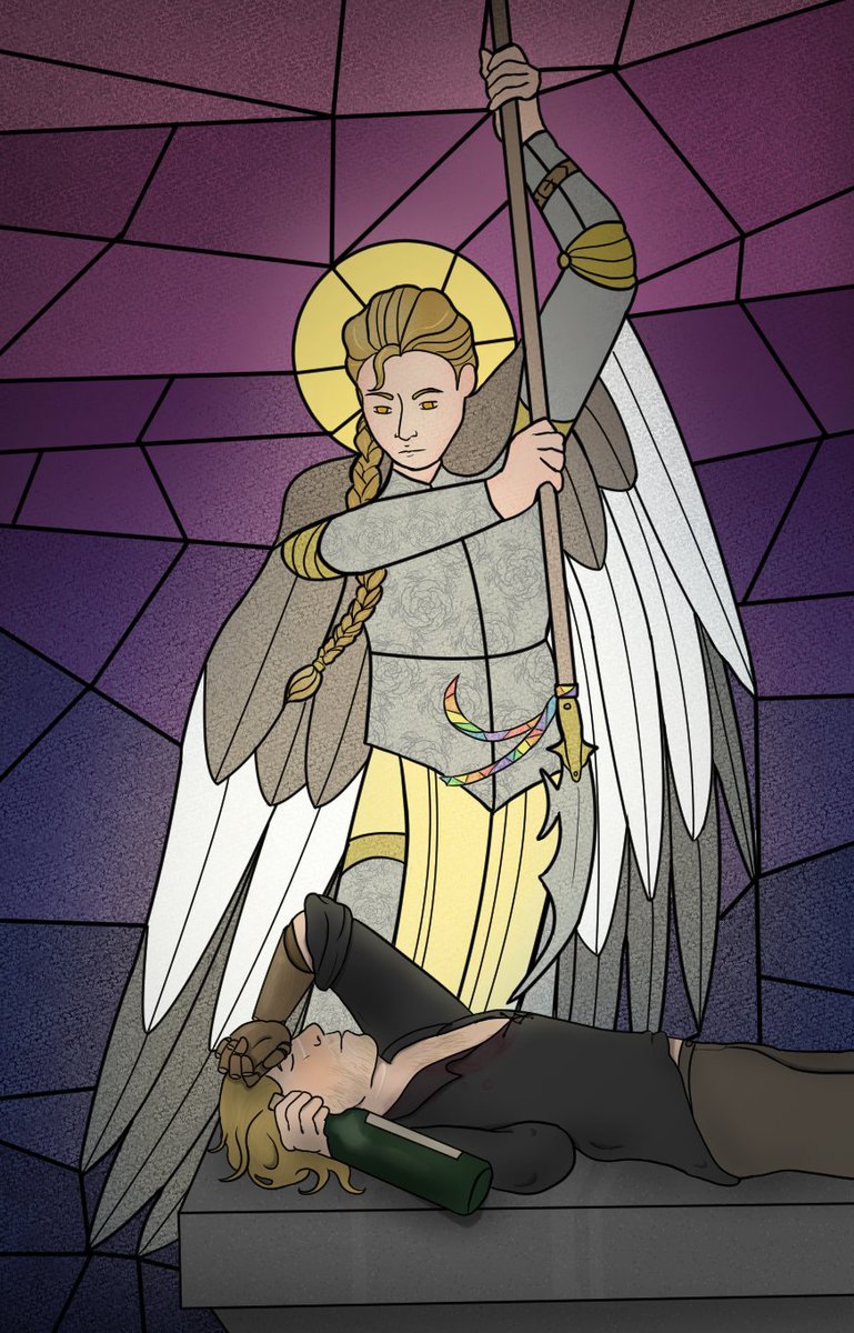 pixel_he_art's tweet photo. A PF concept of mine. Gabriel Gaius, ex-paladin of Shelyn.

Commissions are open! https://t.co/lBlQAVcFt1