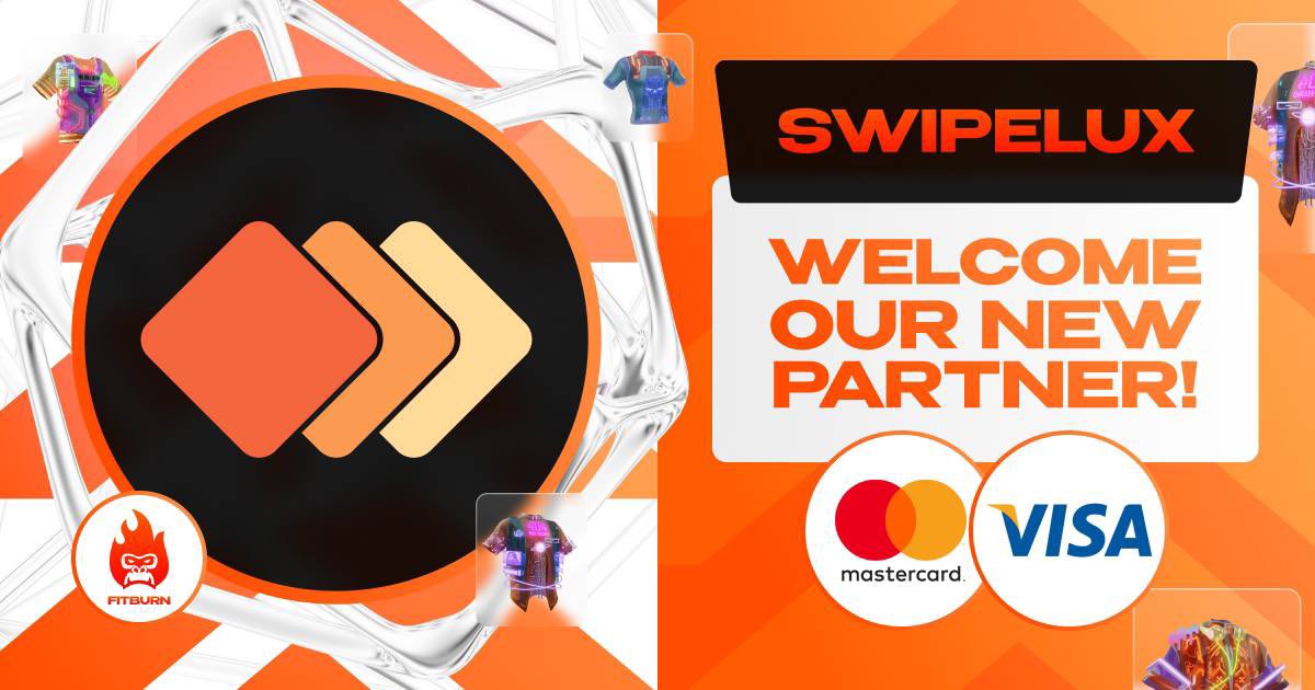 FitBurnTR's tweet photo. 🔥FitBurn x SwipeLux Ortaklığı🔥

FitBurn olarak, Visa ve Mastercard aracılığıyla NFT ve token satın alımlarına olanak tanıyan bir ödeme sağlayıcısı olan SwipeLux ile ortaklığımızı duyurmaktan mutluluk duyuyoruz! https://t.co/s5AOBMyI64
