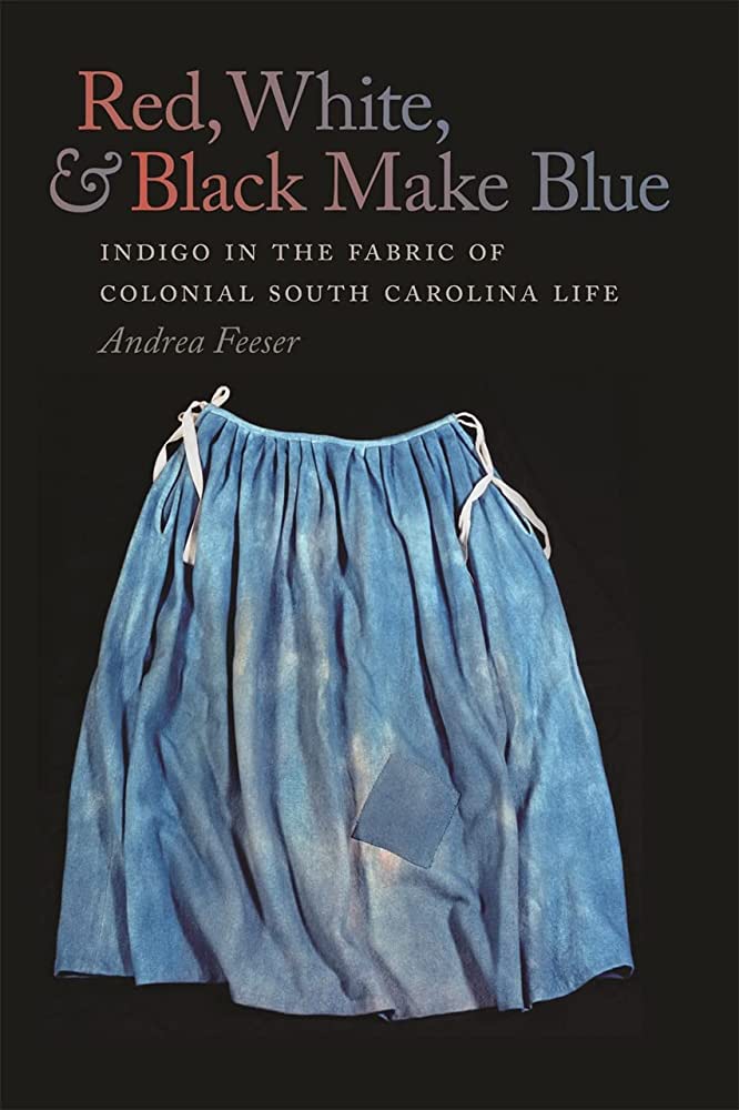 Am just starting this now, but the author's choice of cover image (a repro 18th-century wool petticoat of the sort worn by enslaved women, made + dyed with indigo specifically for the book!!!) is 🔥. Historians, do more of this!  #VastEarlyAmerica #Twitterstorians #SlaveryArchive
