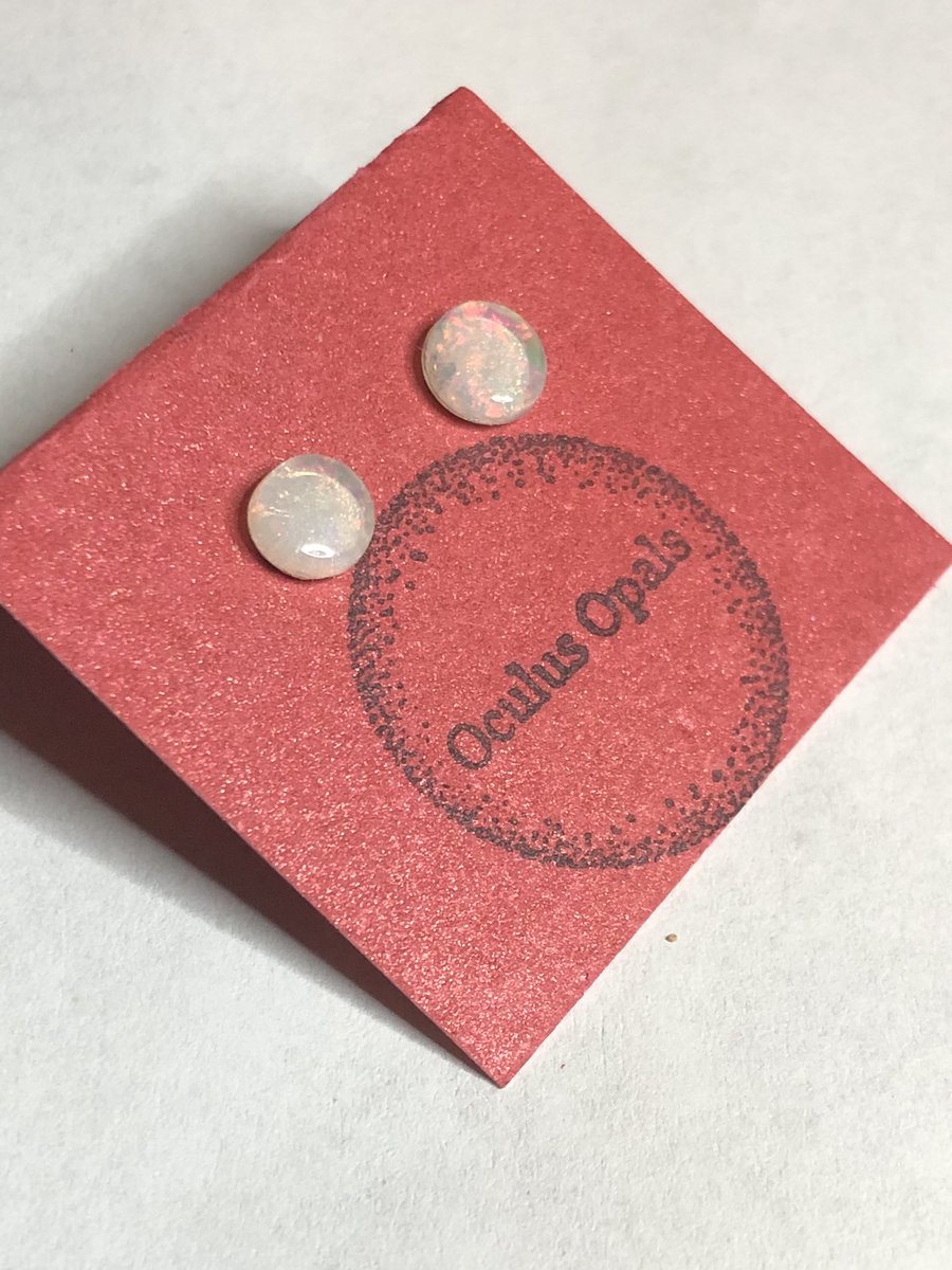 HaroldHarz's tweet photo. Welo Opal Earrings on Sterling Silver Studs. Price range 2️⃣5️⃣ to 5️⃣0️⃣ shipped https://t.co/RLTOl93Rjv