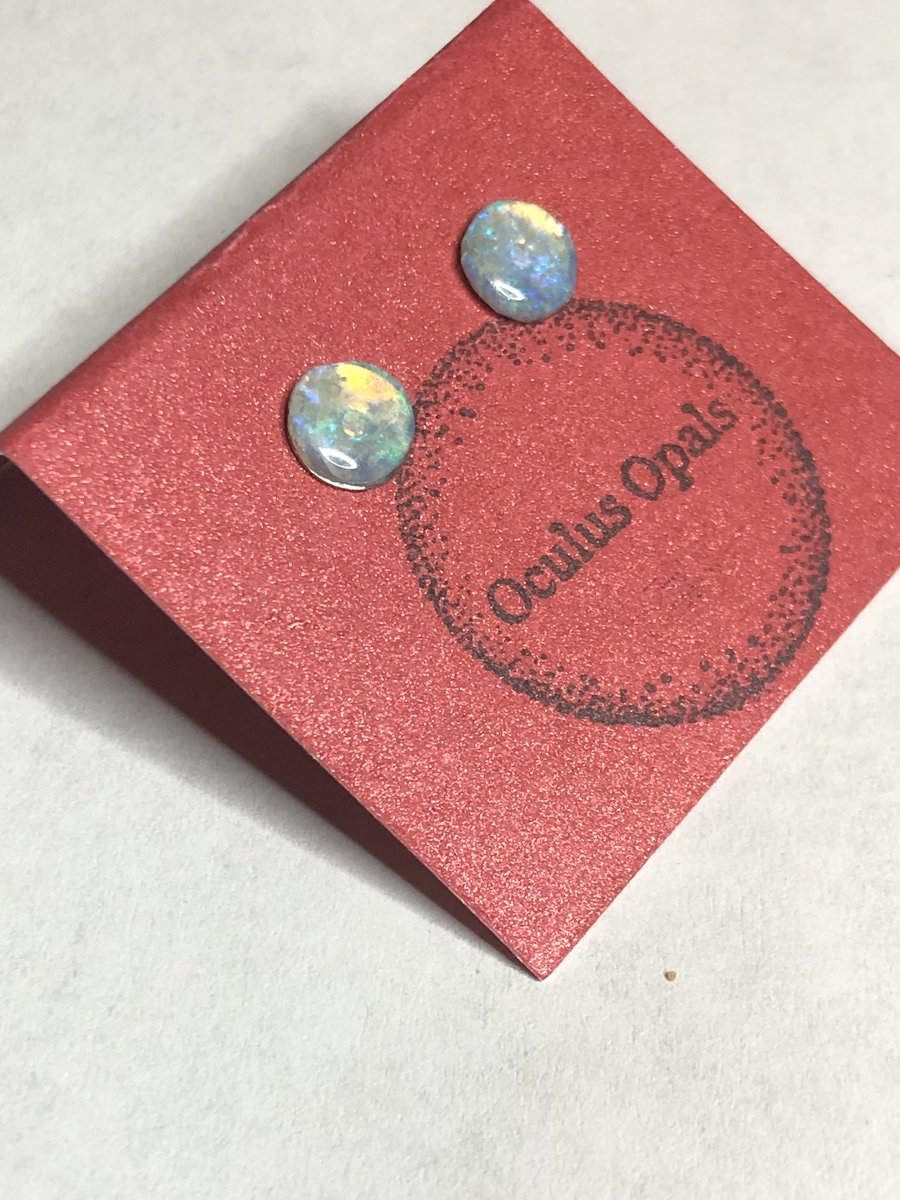 HaroldHarz's tweet photo. Welo Opal Earrings on Sterling Silver Studs. Price range 2️⃣5️⃣ to 5️⃣0️⃣ shipped https://t.co/RLTOl93Rjv